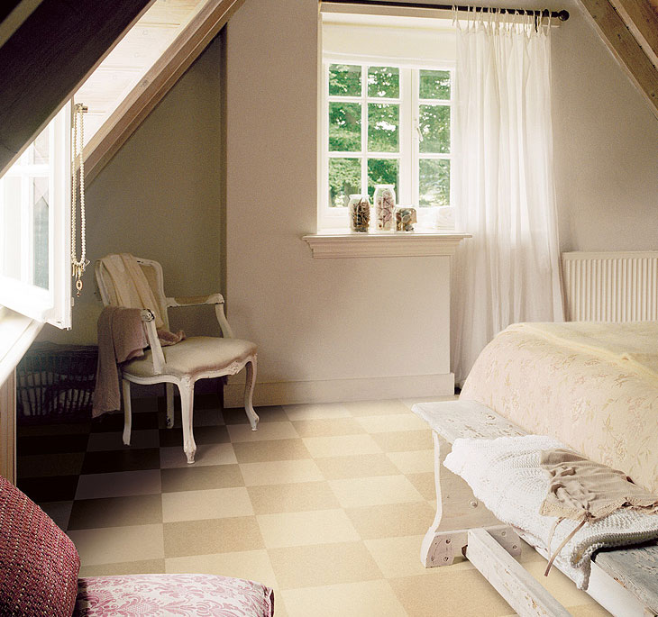 Мармолеум Forbo Marmoleum click Barbados 633858 фото в интерьере